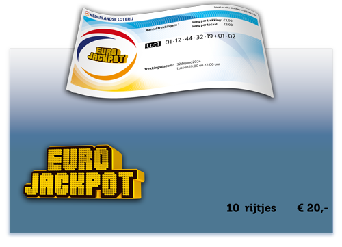 Eurojackpot 10 rijtjes