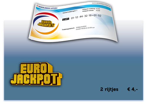 Eurojackpot 2 rijtjes